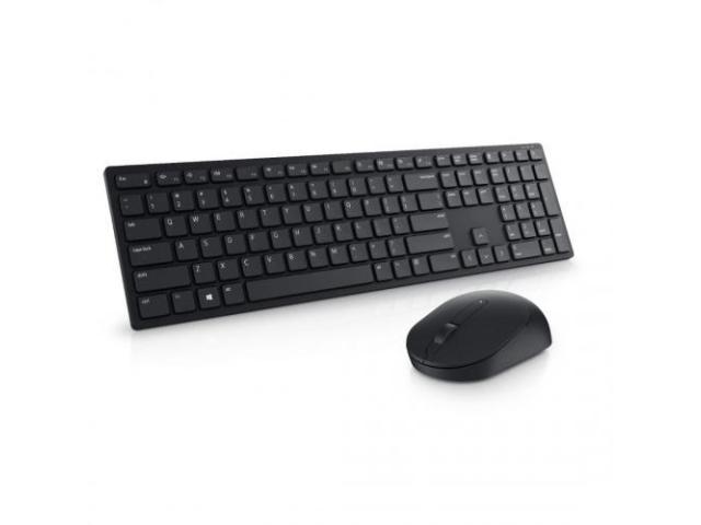 Kit Wireless Dell Pro KM5221W - Tastatura, USB, Black + Mouse Optic, USB, Black - Box