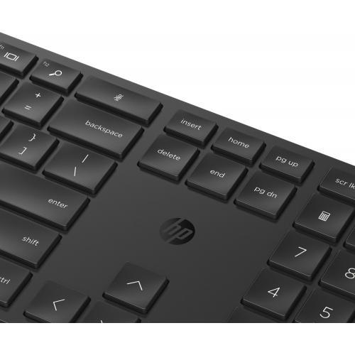 Kit Wireless HP 655 - Tastatura, USB Wireless, Black + Mouse Optic, USB Wireless, Black 10Buc