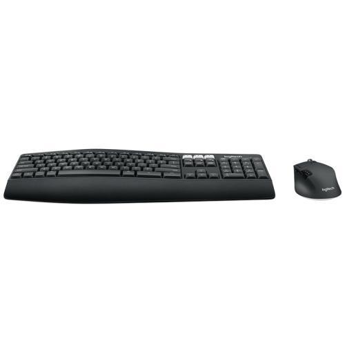 Kit Wireless Logitech MK850 - Tastatura, Bluetooth, Layout UK, Black + Mouse Optic, Bluetooth, Black