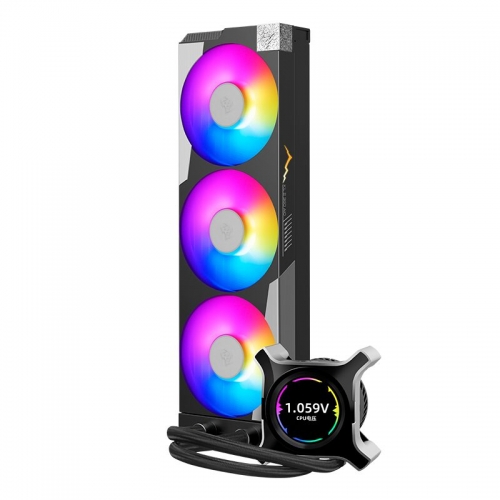 Cooler procesor Segotep KL II 360 ARGB Black, 3x 120mm