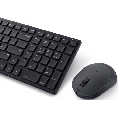 Kit Wireless Dell KM555 - Tastatura, Bluetooth/USB Wireless, Layout US, Black + Mouse Optic, Bluetooth/USB Wireless, Black