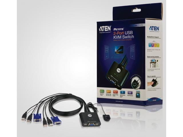 KVM SWITCH ATEN USB CS22U