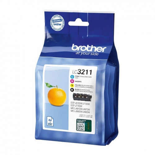Pack Cartuse Cerneala Brother LC-3211VALDR BKCMY