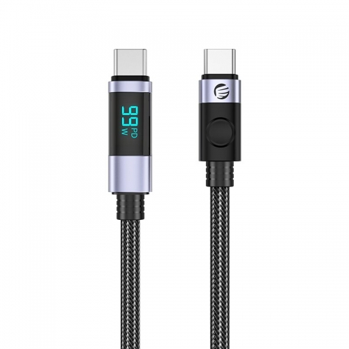 Cablu de date Orico LDC2C-15-BK, USB-C male - USB-C male, 1.5m, Black