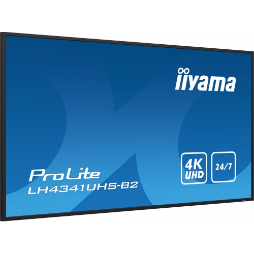 Business Display Iiyama Seria ProLite LH4341UHS-B2, 43inch, 3840x2160pixeli, Black