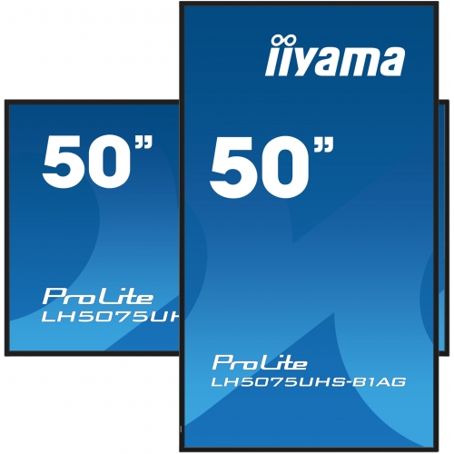 Business Display Iiyama Seria ProLite LH5075UHS-B1AG, 50inch, 3840x2160pixeli, Black
