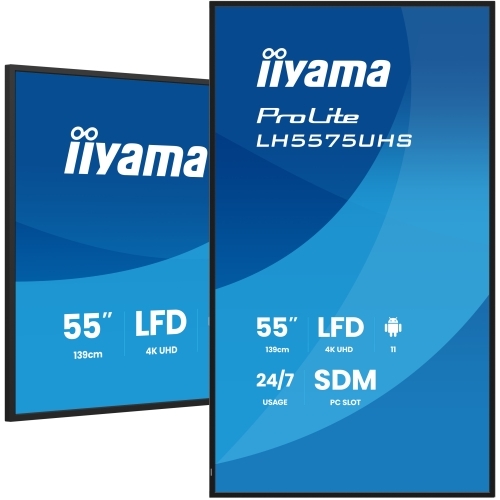 LH5575UHS-B2AG 55IN 3840X2160/UHD IPS 500CD/M 2X10W HDMI