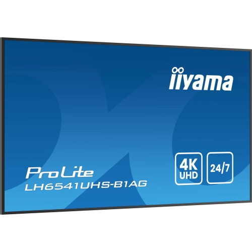 Business Display Iiyama Seria LH41 LH6541UHS-B1AG, 65 inch, 3840x2160 pixeli, Black