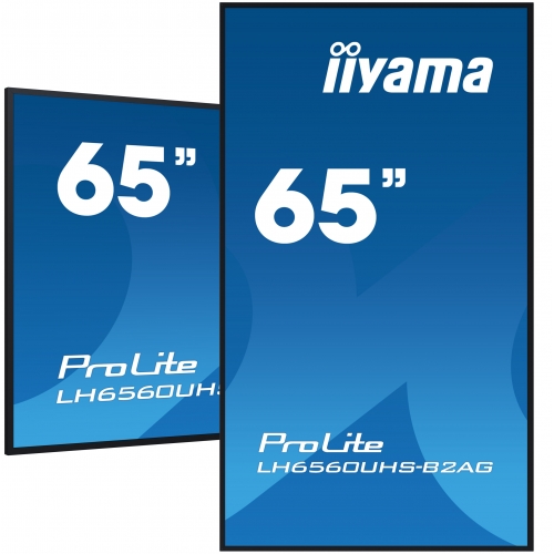 Business Display Iiyama Seria ProLite LH6560UHS-B2AG, 65inch, 3840x2160pixeli, Black