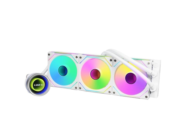 Cooler procesor Lian Li Galahad II Trinity SL-INF 360, ARGB LED, 3 x 120 mm, White