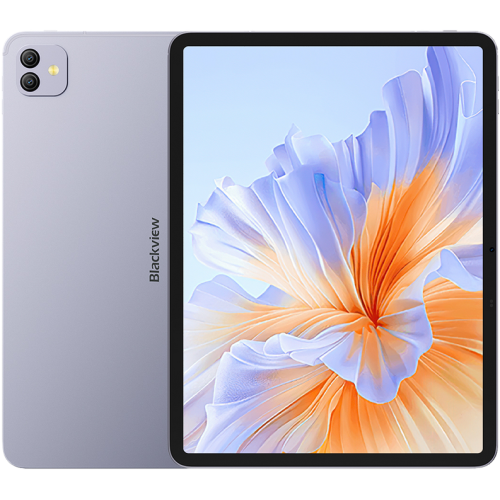 Blackview LINK 8 SET WiFi 12.7-inch 2k+ 2176x1600 90Hz 6GB+256GB MT Helio G100 Octa-core 2.2GHz Cam Front 13MP Rear 16MP 8400mAh Charger Cable Protective glass Case Stylus Mouse Keyboard Android 15 Cloudy Purple