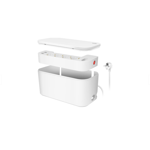 Prelungitor Logilink LPS281U, 5 x Schuko, 1.5 m, White
