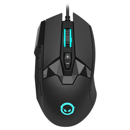 Mouse Optic LORGAR Stricter 579, RGB LED, USB-A, Black