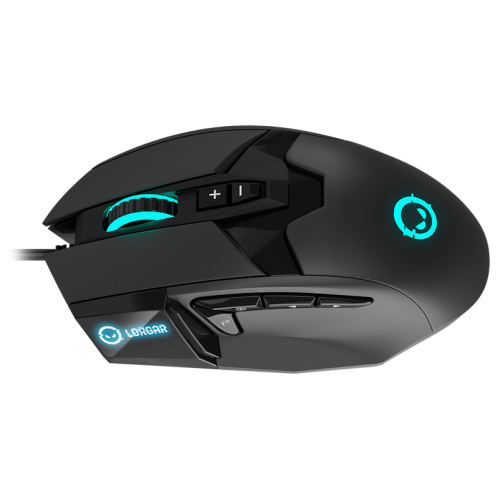 Mouse Optic LORGAR Stricter 579, RGB LED, USB-A, Black