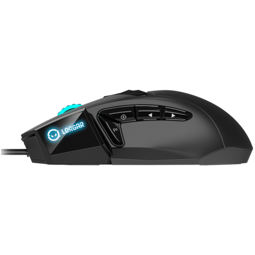 Mouse Optic LORGAR Stricter 579, RGB LED, USB-A, Black