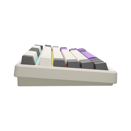 Tastatura LORGAR KBP7075W, RGB LED, USB/USB Wireless/Bluetooth, Beige