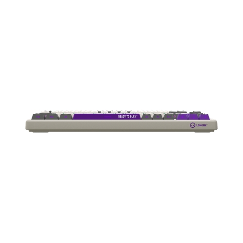 Tastatura LORGAR KBP7075W, RGB LED, USB/USB Wireless/Bluetooth, Beige