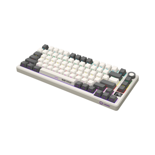 Tastatura LORGAR KBP7075W, RGB LED, USB/USB Wireless/Bluetooth, Beige