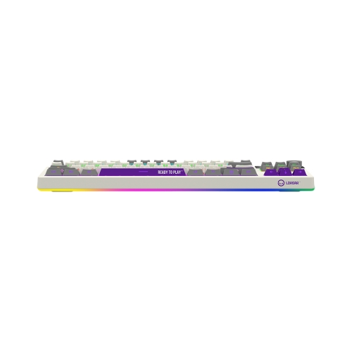 Tastatura LORGAR KBP70TKLW, RGB LED, USB/USB Wireless/Bluetooth, Beige