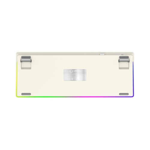 Tastatura LORGAR KBP70TKLW, RGB LED, USB/USB Wireless/Bluetooth, Beige