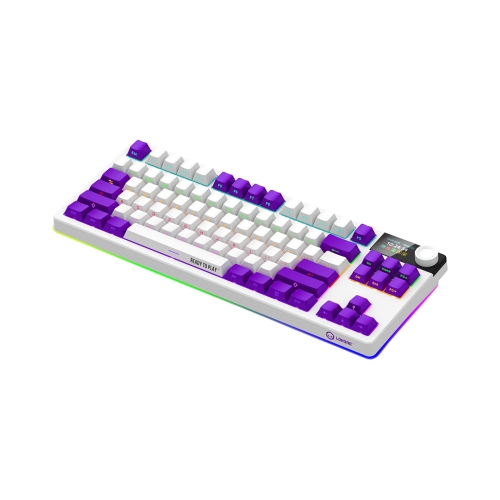 Tastatura LORGAR KBP70TKLW, RGB LED, USB/USB Wireless/Bluetooth, White