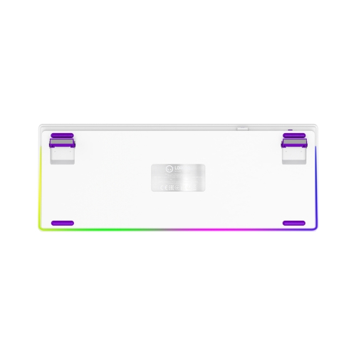 Tastatura LORGAR KBP70TKLW, RGB LED, USB/USB Wireless/Bluetooth, White