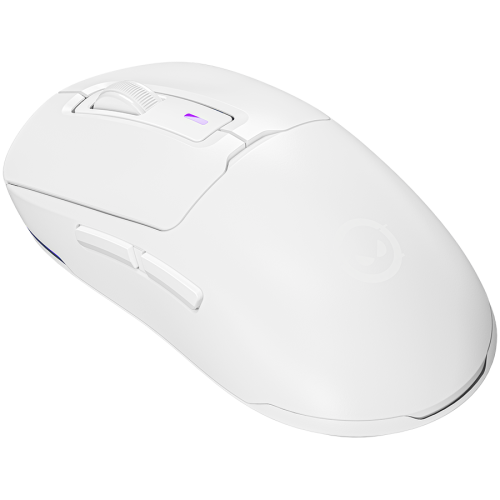 Mouse Optic LORGAR MSA10W, RGB LED, USB Wireless/Bluetooth, White