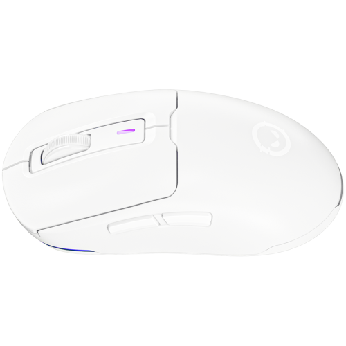 Mouse Optic LORGAR MSA10W, RGB LED, USB Wireless/Bluetooth, White