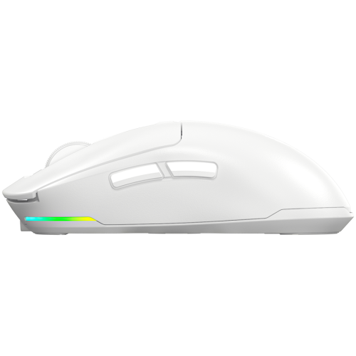 Mouse Optic LORGAR MSA10W, RGB LED, USB Wireless/Bluetooth, White