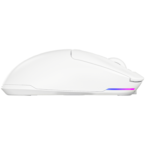 Mouse Optic LORGAR MSA10W, RGB LED, USB Wireless/Bluetooth, White