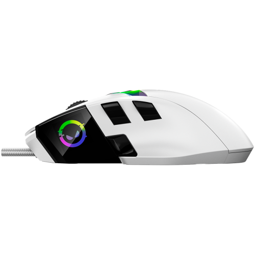 Mouse Optic LORGAR MSP80, RGB LED, USB, White