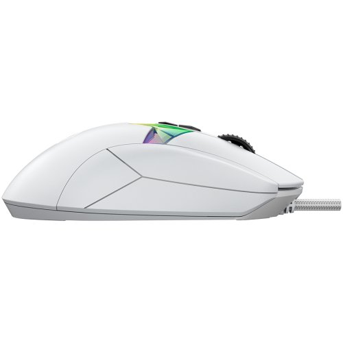 Mouse Optic LORGAR MSP80, RGB LED, USB, White