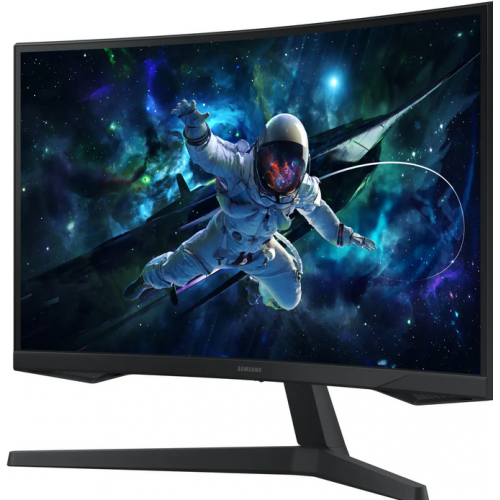 Monitor LED Curbat Samsung Odyssey G5 G55C (2024) LS27CG552EUXEN, 26.9inch, 2560x1440, 1ms, Black
