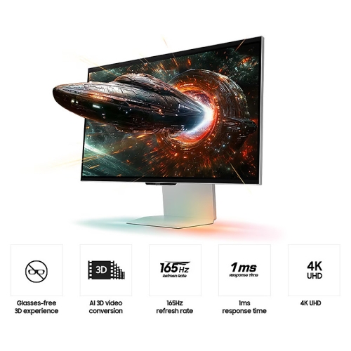 Monitor LED Samsung Odyssey 3D G9 LS27FG900XUXEN, 27 inch, 3840 x 2160 pixeli, 1ms, Silver + Grey