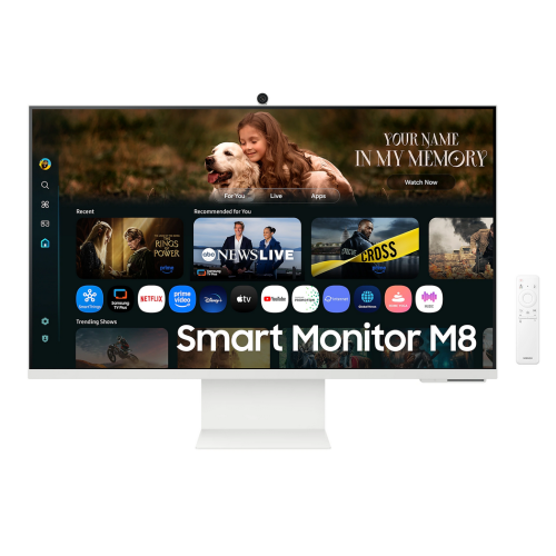 Monitor LED Samsung Smart LS32FM801UUXDU, 32 inch, 3840x2160 pixeli, 4ms GTG, White