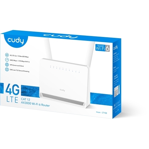 Cudy AX3000 Wi-Fi 6 Mesh 4G LTE-Cat12 Gigabit Router