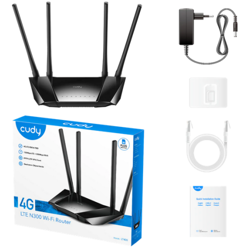Router Wireless Cudy LT400, 4 x LAN