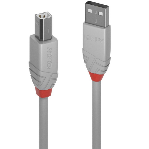 Cablu Lindy 1m USB 2.0 Type A to B Ant