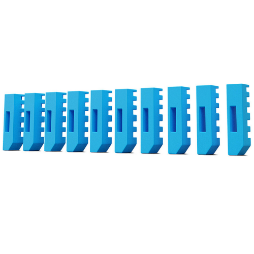 Lindy 10 x DP port Blocker blue