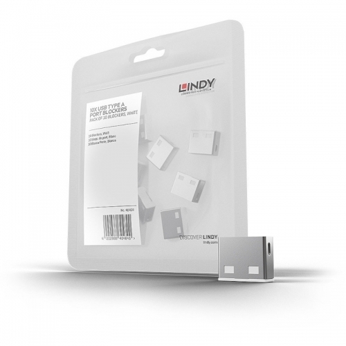 Blocker Lindy 40464, USB-A, White, 10 bucati