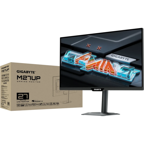 Monitor LED Gigabyte M27UP, 27 inch, 3840 x 2160 pixeli, 1 ms GTG, Black