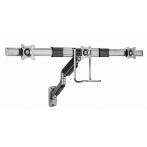 GEMBIRD Wall mounted adjustable monitor arm for 3 monitors