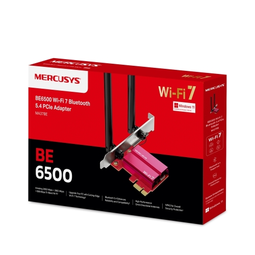 Adaptor Mercusys BE6500 WiFi 7 BT 5.4