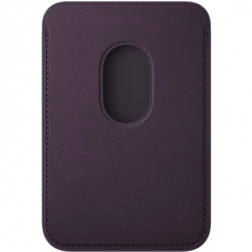 Suport card Apple Silicone cu MagSafe pentru iPhone 16, Blackberry