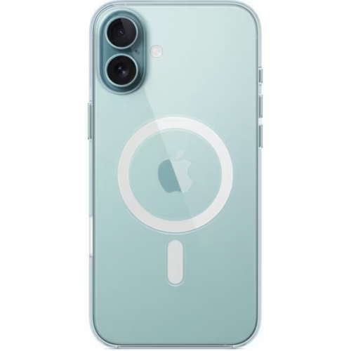 Protectie pentru spate Apple Silicone cu MagSafe pentru iPhone 16 Plus, Clear