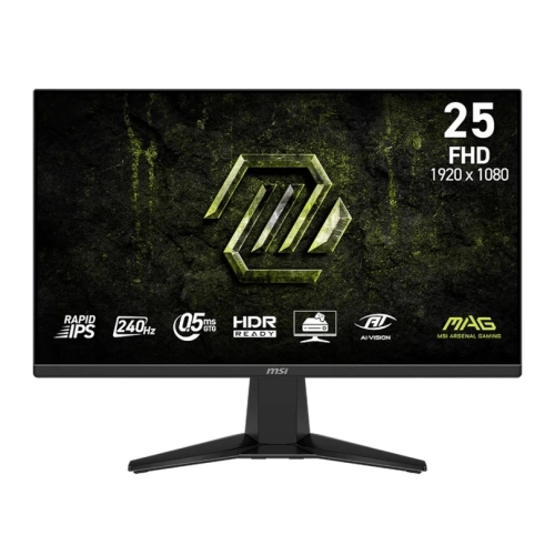 MSI MAG 255F X24 25inch Gaming Monitor FHD Rapid IPS 240Hz 0.5ms DP 2xHDMI