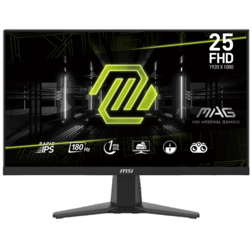 Monitor LED MSI MAG 256F, 24.5inch, 1920x1080, 1ms GtG, Black