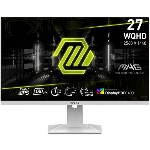 Monitor LED MSI MAG 274QRFW, 27 inch, 2560 x 1440 pixeli, 1 ms GtG, White
