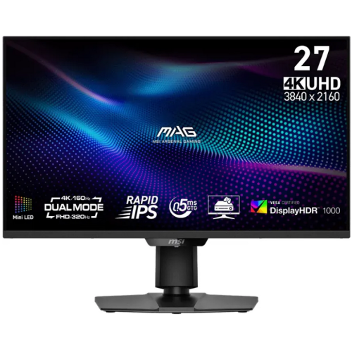 MSI MAG 274QPF X30MV 27inch Rapid VA MiniLED WQHD 300Hz 0.5ms 400 cd/m2 HDM2.1x2 DP Pivot