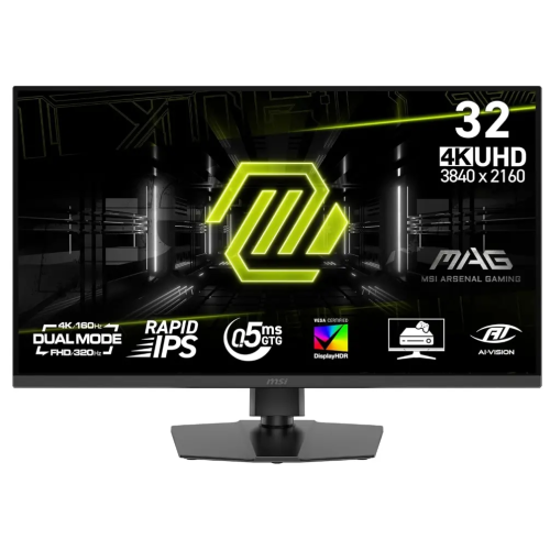 Monitor LED MSI MAG 322URDF E16, 31.5 inch, 3840 x 2160 pixeli, 0.5 ms GtG, Black